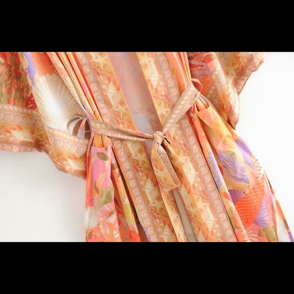 🔥HP Best in Boutiques🔥BOHO Mermaid Kimono - Picture 14 of 16